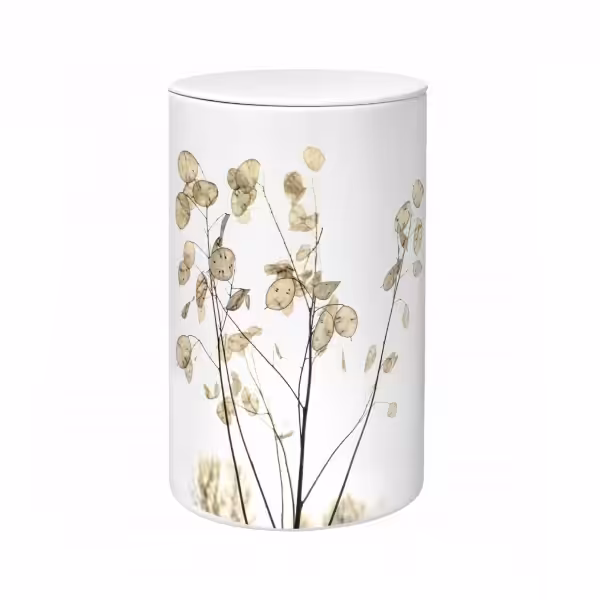 Eine Urne aus Lehm im Stil "Flora"