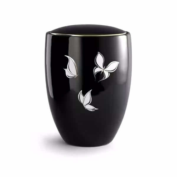 Eine Urne aus Keramik im Stil "Florentina Ceramica"