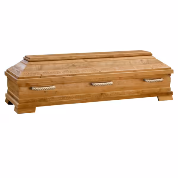 Holzsarg mit Seilgriffen