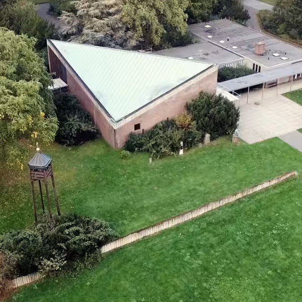 Friedhof Hamburg Bergedorf Luftansicht