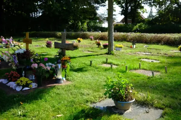 Urnenrasenreihengrab neuer Friedhof Reppenstedt